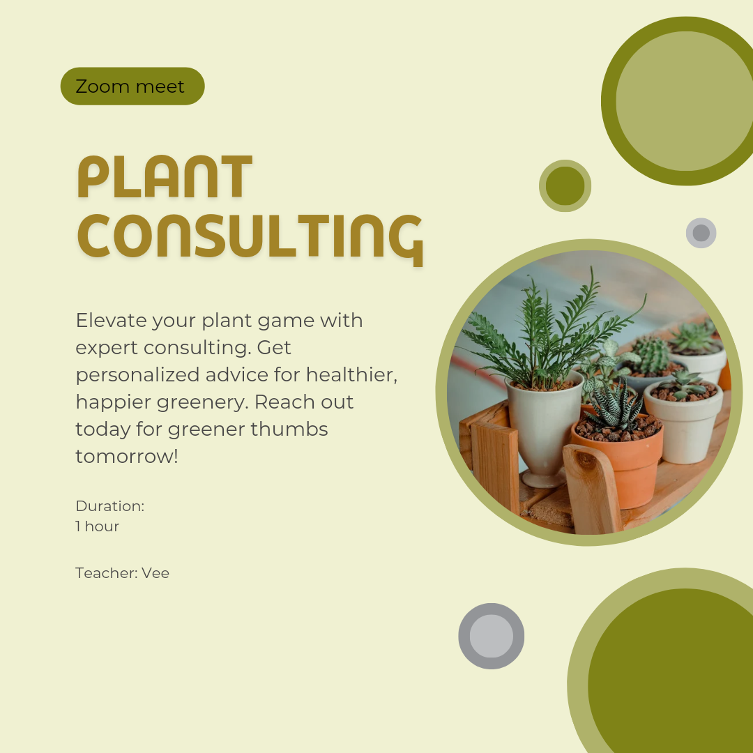 house plant consultant Plant Consultation