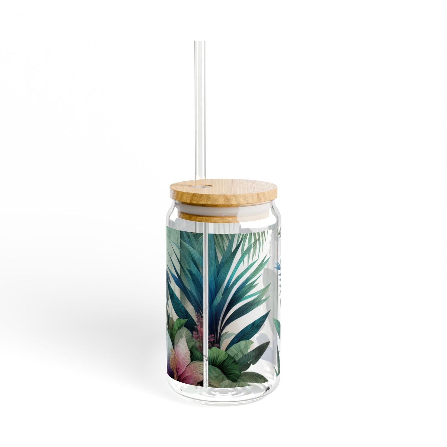 Tropical Oasis Glass Tumbler