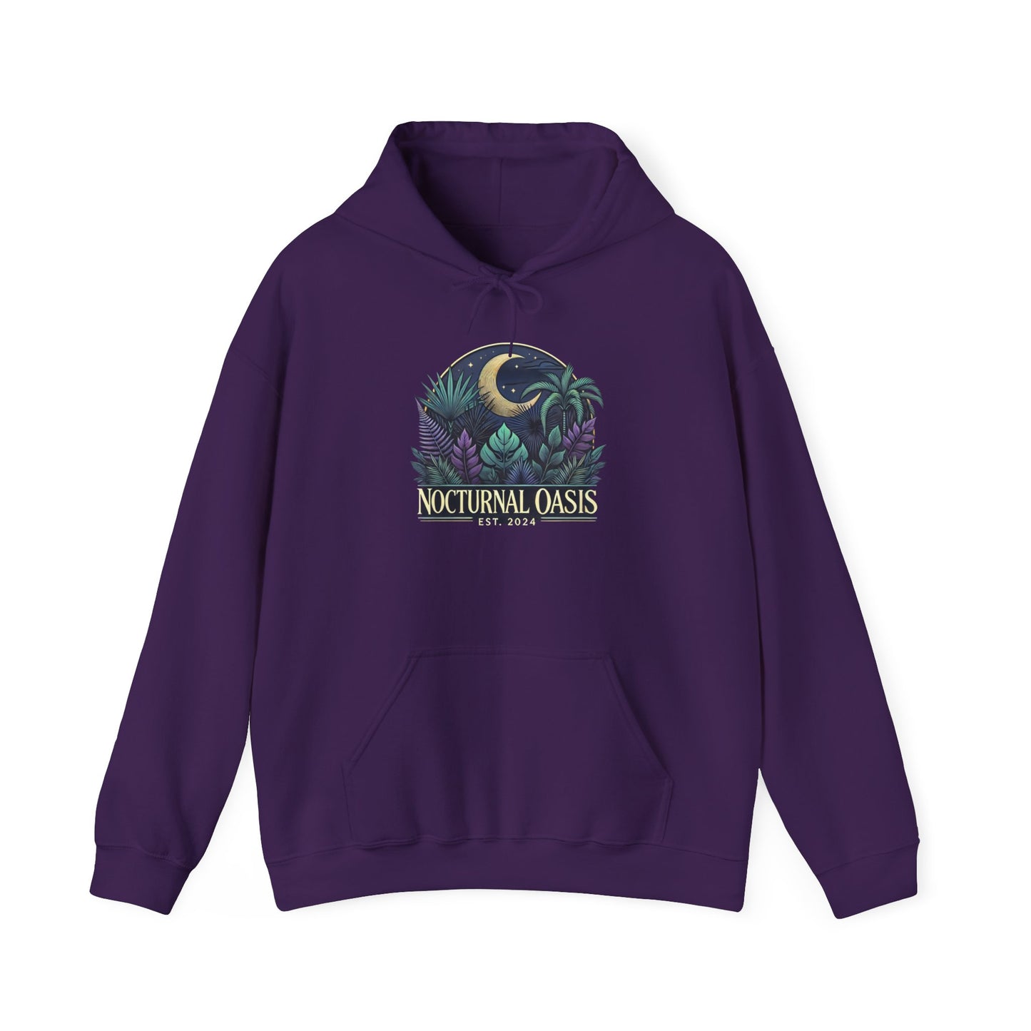 Nocturnal Oasis Hoodie Sweatshirt