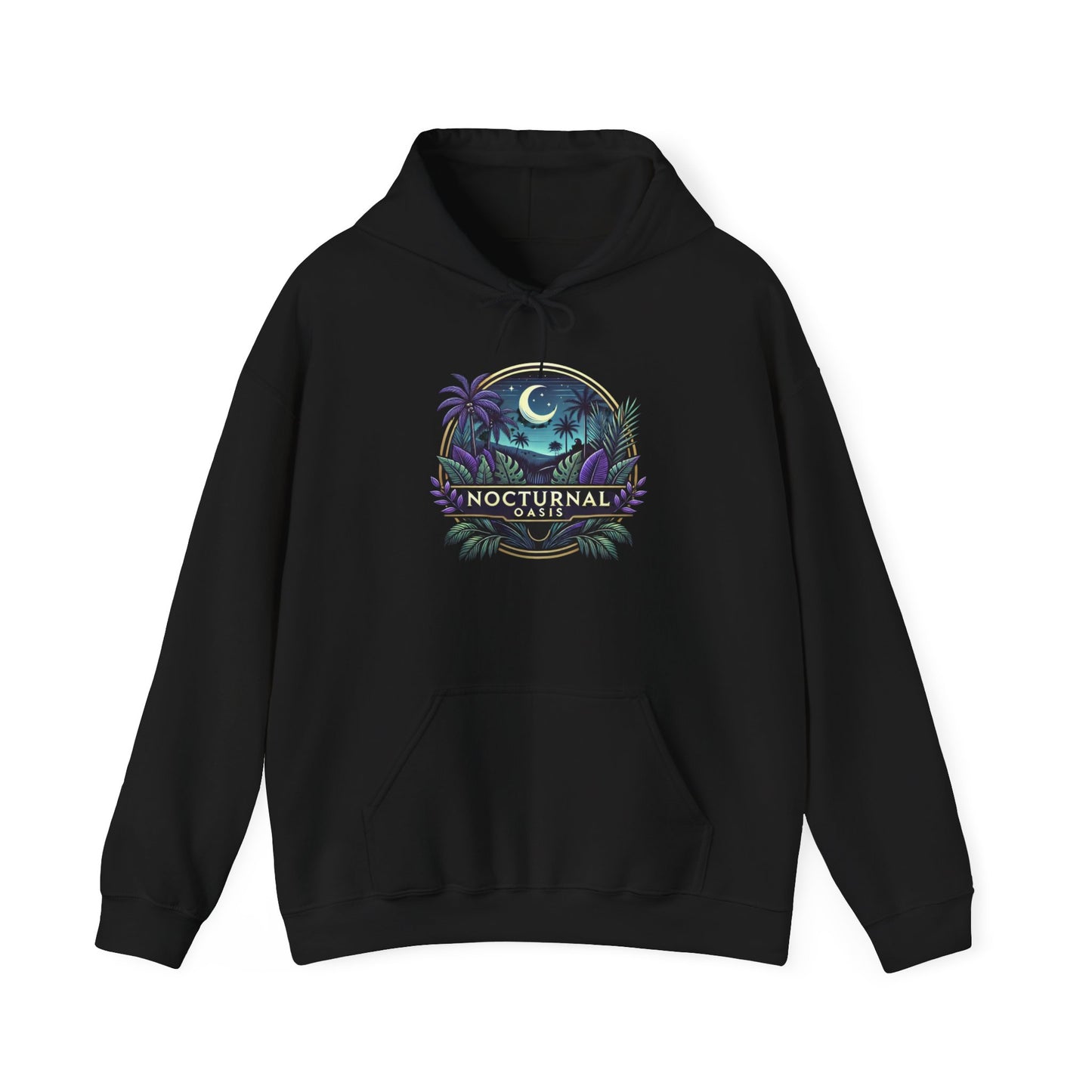 Nocturnal Oasis Hoodie Sweatshirt Logo