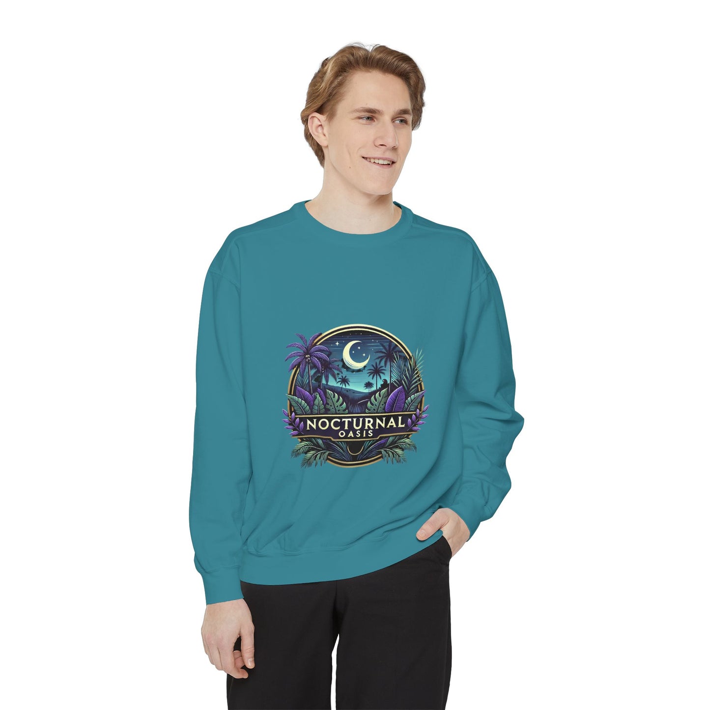 Nocturnal Oasis Sweatshirt Logo