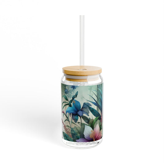 Tropical Oasis Glass Tumbler