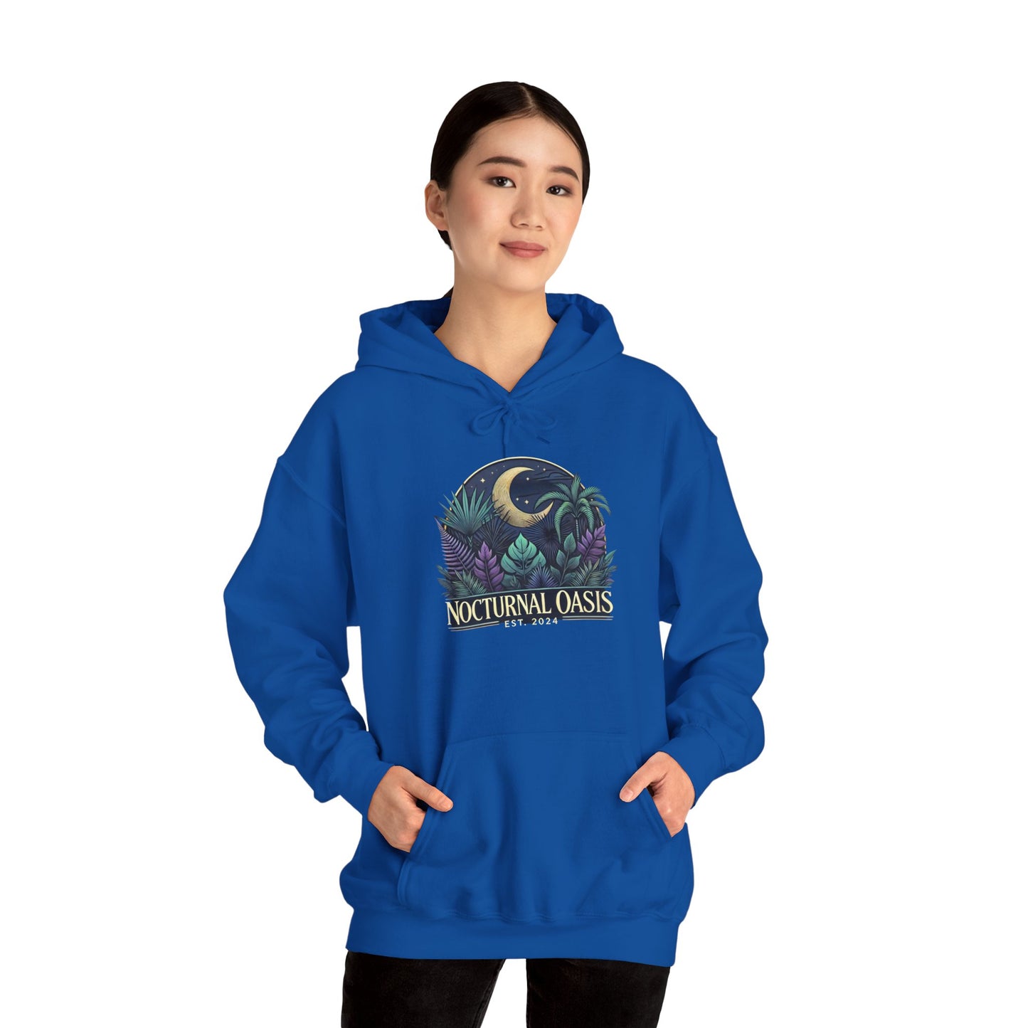 Nocturnal Oasis Hoodie Sweatshirt