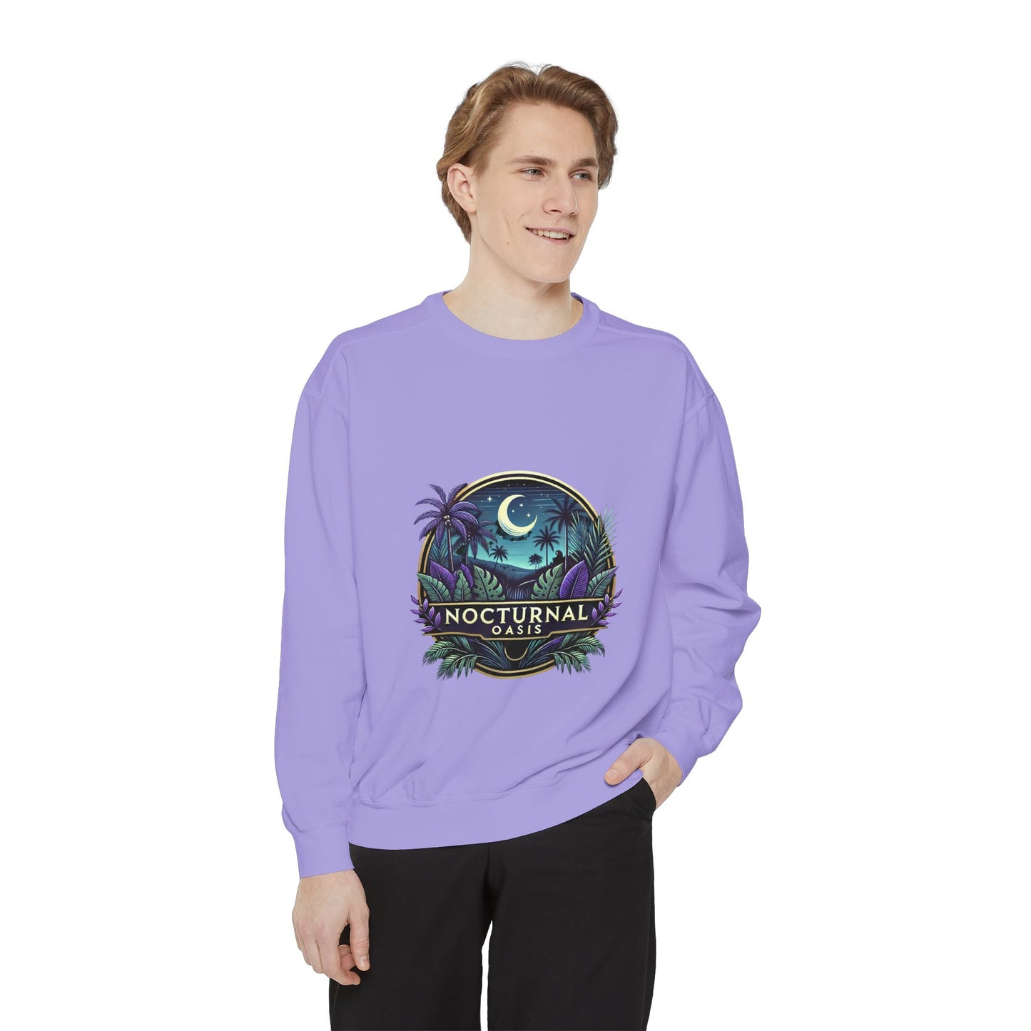 Nocturnal Oasis Sweatshirt Logo