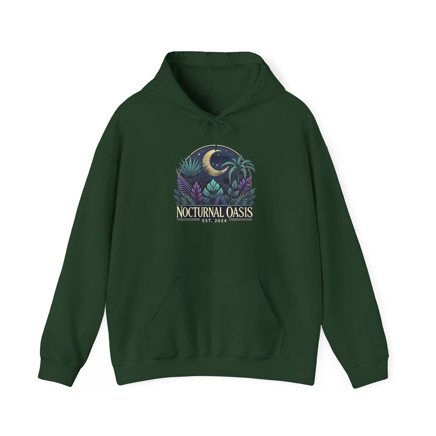 Nocturnal Oasis Hoodie Sweatshirt