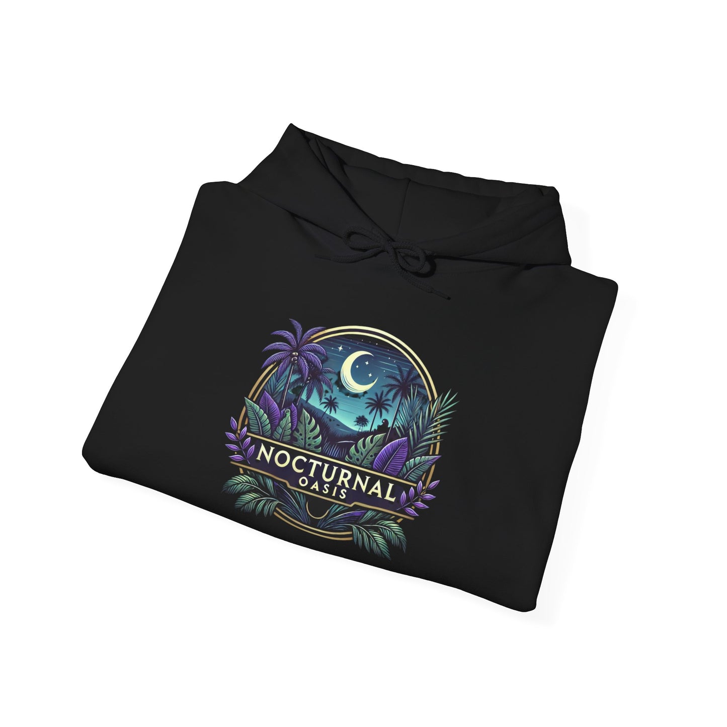 Nocturnal Oasis Hoodie Sweatshirt Logo