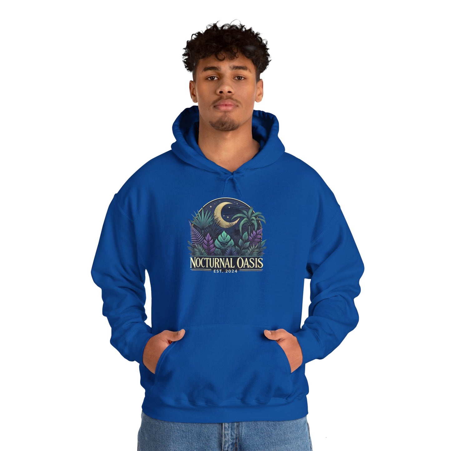 Nocturnal Oasis Hoodie Sweatshirt