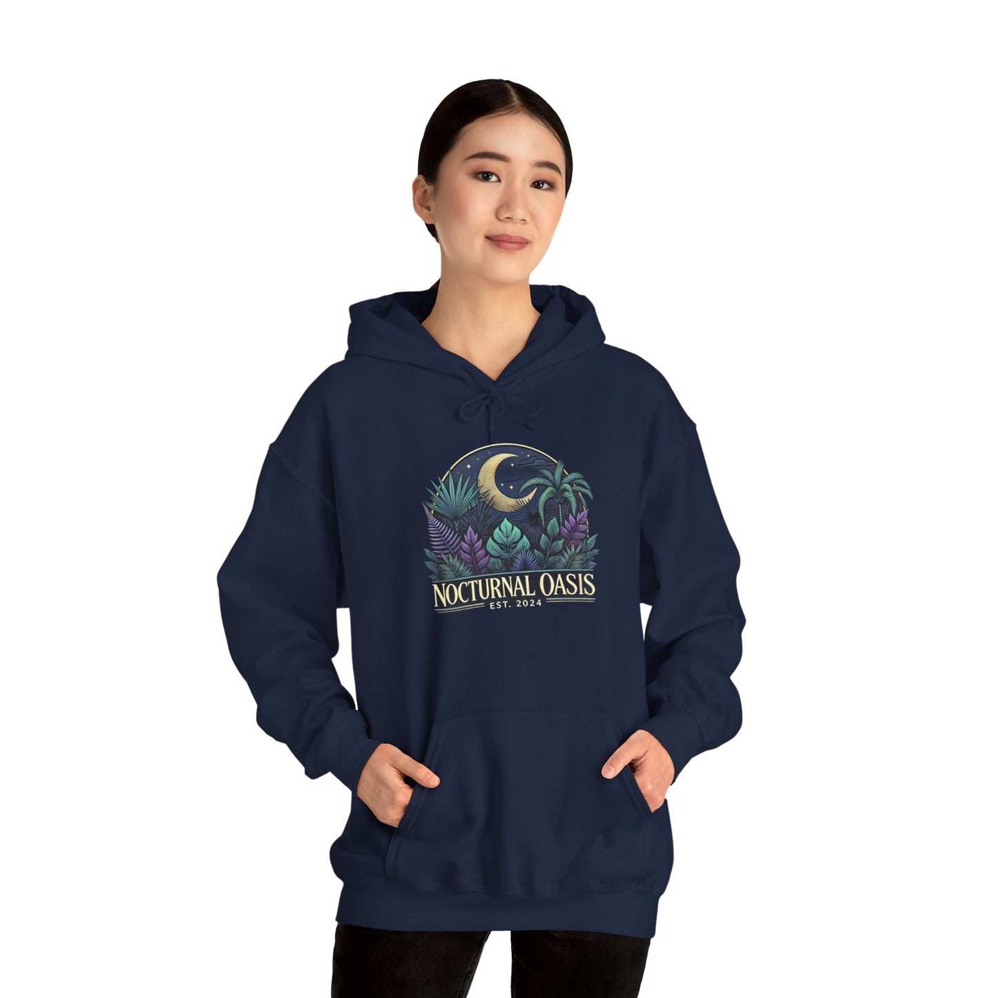 Nocturnal Oasis Hoodie Sweatshirt